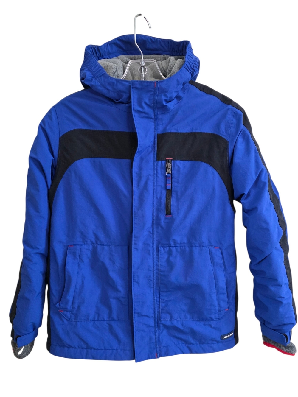 Lands' End Kids Squall Waterproof Insulated Winter Jacket Blue & Black